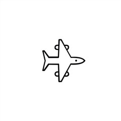 vector airplane icon