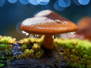 Organic Ganoderma lucidum displayed for holistic health product design

