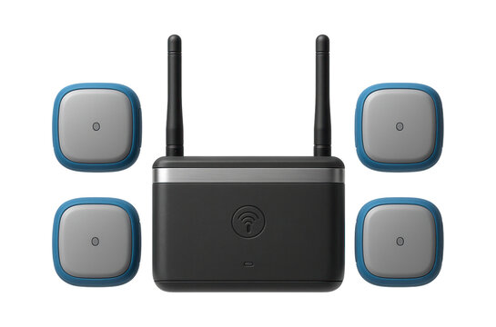 Wireless sensor network kit with battery-powered nodes and gateway for remote data collection