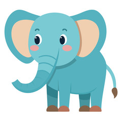 Obraz premium baby elephant cartoon