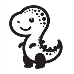 Fototapeta premium Cute Dinosaur