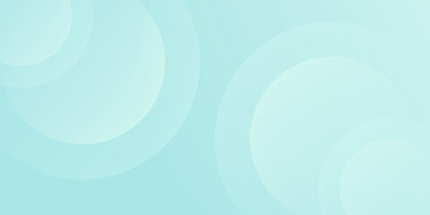 Minimalist banner background. Green and blue gradations.Circle geometric background. Simple design.