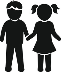 Fototapeta premium boy and girl