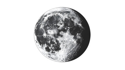 Naklejka premium moon images png