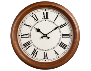 Classic Analog Wall Clock with Roman Numerals