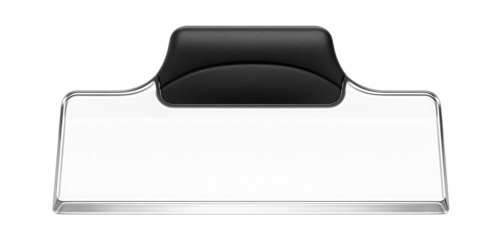 Transparent acrylic spreader for monitoring filler distribution on light-colored surfaces.