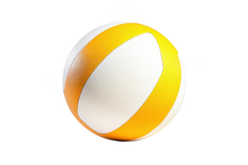Volleyball, Perfecting Your Serve With Yellow and White Ball