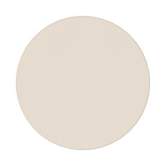A plain off-white circle suitable for any design usage 