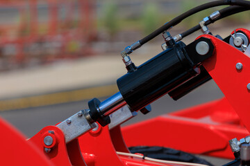 Hydraulic mechanisms of agricultural machines and equipment.