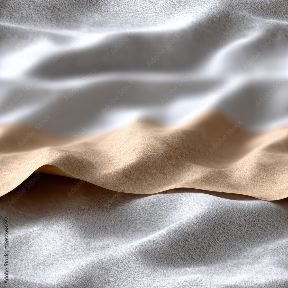 Aufkleber highlighting the intricate creases of crumpled paper, this composition evokes tranquility and adds d