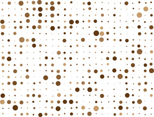Stylish brown halftone dots background with retro aesthetics, perfect for vintage designs, posters, digital art, and modern graphic projects.