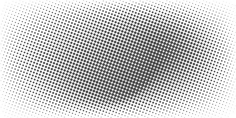 Naklejka premium Dots halftone white and blue color pattern gradient grunge texture background. Dots pop art comics sport style vector illustration halftone. modern