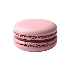 Delicate Pink Macaron with Chocolate Filling.