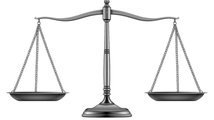 A symbol of justice scales of balance. featuring Justice, law, balance. This image is ideal for use in various financial contexts.