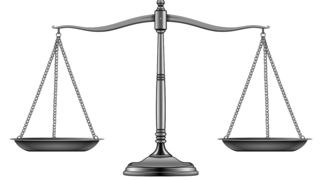 A symbol of justice scales of balance. featuring Justice, law, balance. This image is ideal for use in various financial contexts.