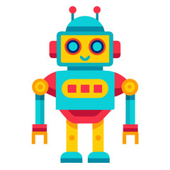 retro toy robot