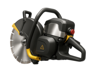 Large-capacity concrete cutter with a high-torque engine for cutting reinforced concrete structures.