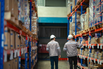 On-site decision-making in a warehouse. Great for digital platform usage in transport, cargo...