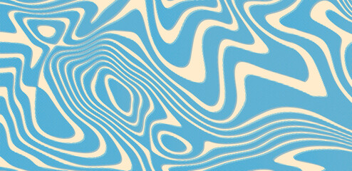 Blue Trippy Psychedelic or retro Texture Vector Illustration