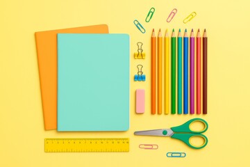 back-to-school scenes featuring children, school supplies, colorful stationery, chalkboards, and study environments.   ideal for educational, academic, and promotional content.