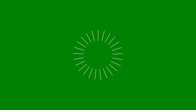 Circle Burst Fireworks Animation Pop Explosion, Line Shape Blast, Cartoon Glow, Shiny Motion Graphics, Green Screen Background, Geometric Effects, Loop Transition AE. 4K animation