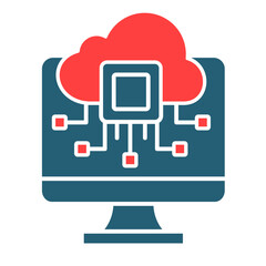 Edge Computing  Icon Element For Design