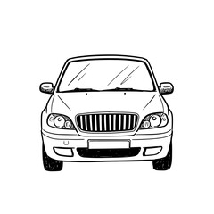 Naklejka premium car vector illustration