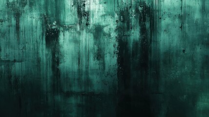 Turquoise Grunge Painted Wall Texture