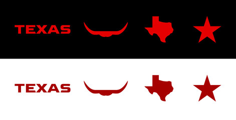 texas logo design,vector,symbol,star,icon,american,buffalo
