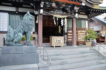 shinto temple (Yudonosan Shrine) in Yamagata in Japan
