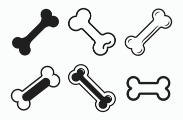Dog bone icon set, Dog Bone vector bundle, Dog bone icon , Dog bone 