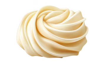 creamy texture twisty swirl, a smooth dessert swirls and custard concept design
