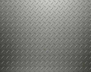 An industrial background of a non-slip metal diamond plate, a durable steel or aluminum texture for floors and surfaces
