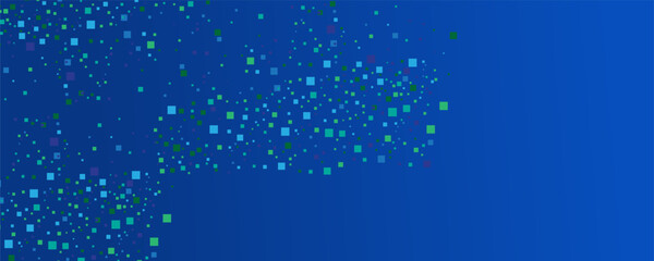 Blue Tech Finance Fintech Background Abstract Pixel Pattern. Abstract Business Tech Science Vector Backdrop. eps10