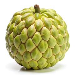Obraz premium A vibrant and isolated Sugar Apple, offering a detailed view of its texture
