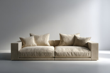 stylish multifunctional sofa with integrated storage drawers designed for modern living spaces