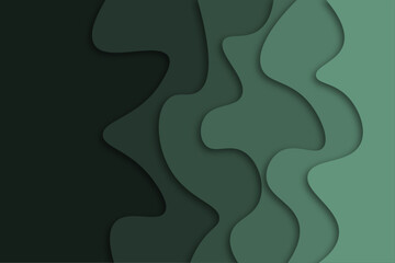 3D abstract background and paper cut shapes. Vector design layout for business presentations, flyers, posters and invitations. Colorful carving art