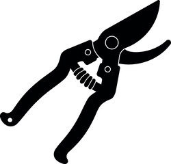 Pruning shears silhouette