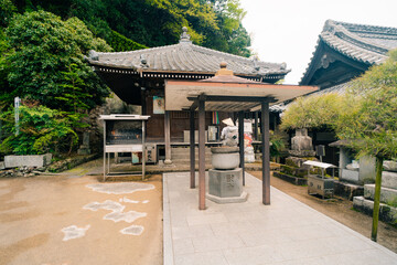 shikoku, JAPAN - may 2 2025 Koyama Temple No. 74 in the Shikoku Pilgrimage