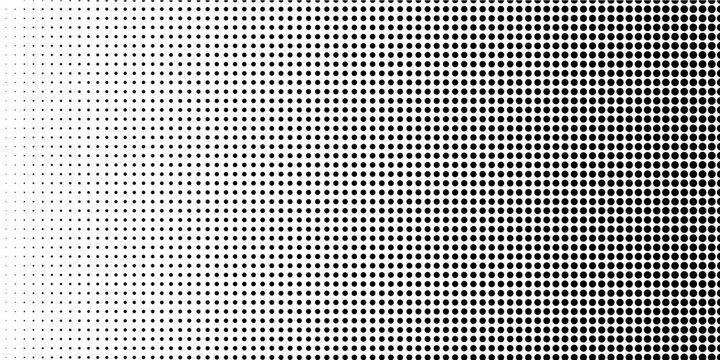 fun beautiful black and white shadow halftones retro pop art funky urban colorful comic book. Dotted halftone gradient texture. Vanishing polka dot background. Repeating dots gradation pattern backgro