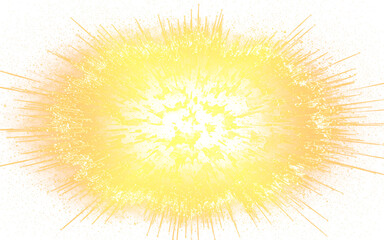 Brilliant Burst of Cosmic Energy Exploding Through Isolated on a transparent background