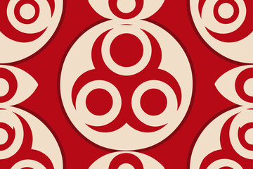 abstract seamless pattern with circles