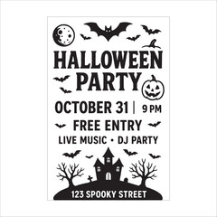 Premium Halloween Flyer Design Template