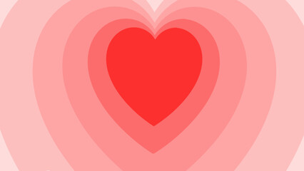 Heart background valentine's day love red pink design