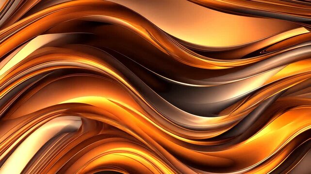 Dynamic Metal Waves: Captivating waves of molten metal undulate across the frame, exuding an aura of luxury and elegance through a combination of fluid form and metallic sheen.