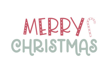  Merry Christmas Cute Holiday Typography Design