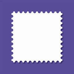 Postage stamp empty borders set.
