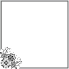 vector frame for text