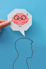 Thinking Brain Concept Creative Mind and Idea