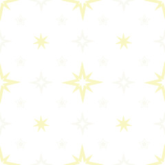 Cute Star Seamless Pattern. Kawaii Aesthetic Magic Background. PNG